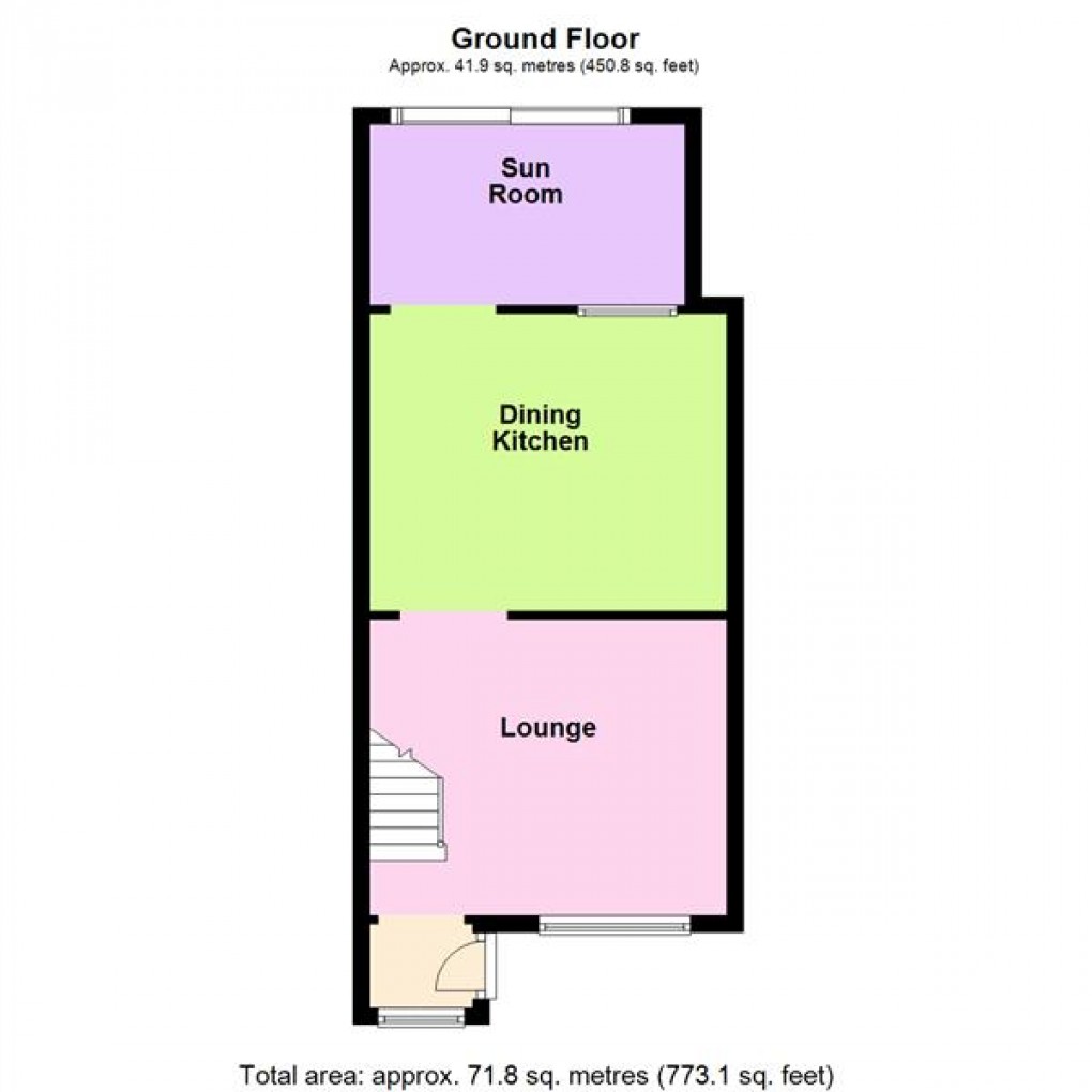 Floorplan for Acorn Way, Wigston