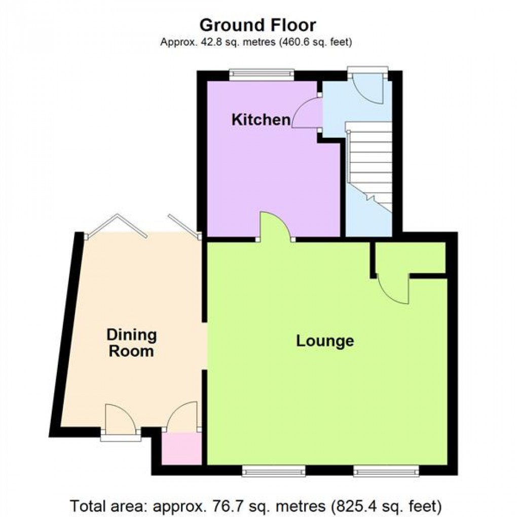 Floorplan for Pochins Close, Wigston