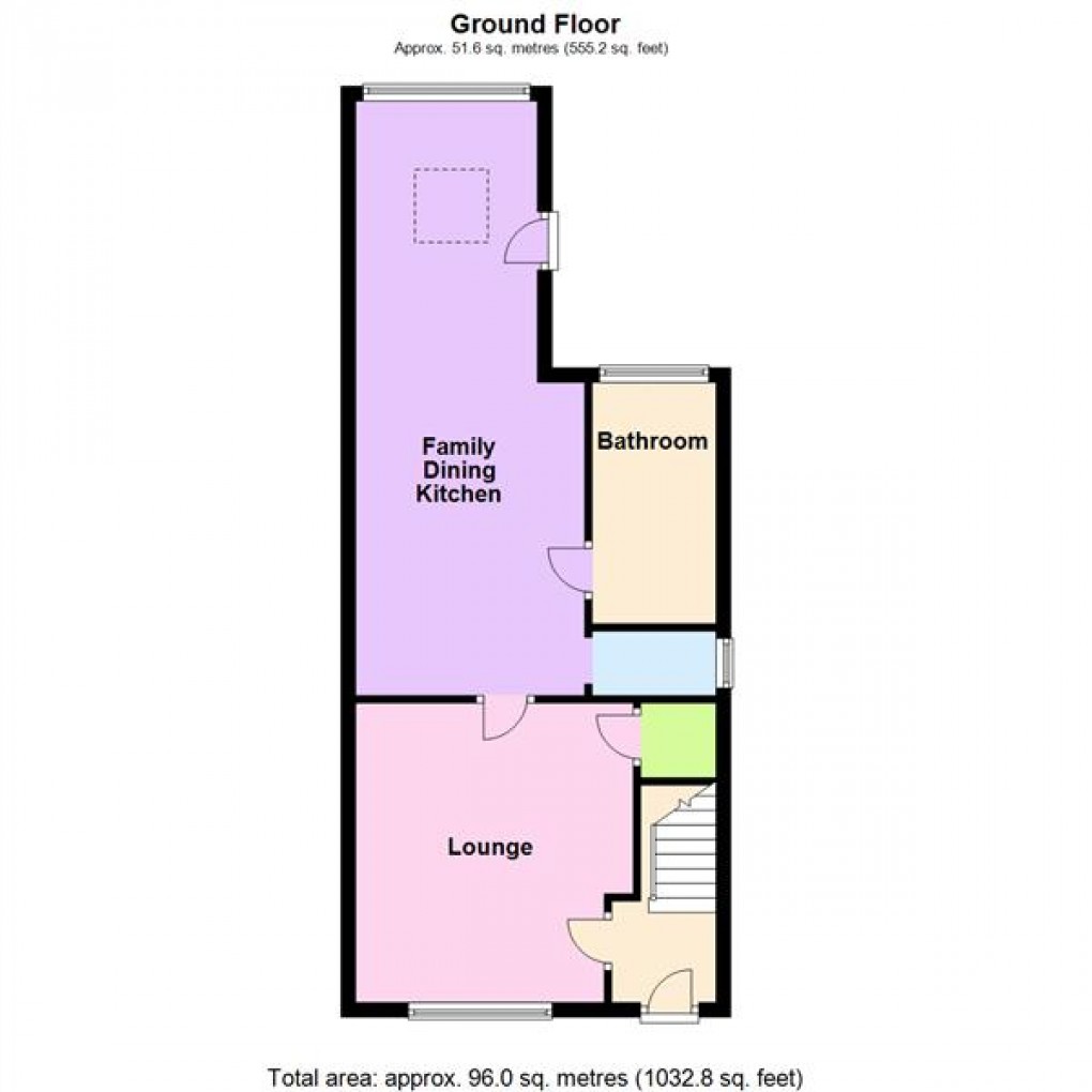 Floorplan for Orchards Drive, Wigston