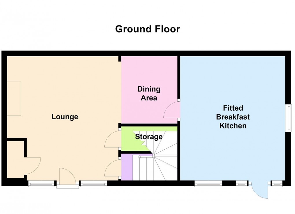 Floorplan for Cross Street, Enderby, Leicester