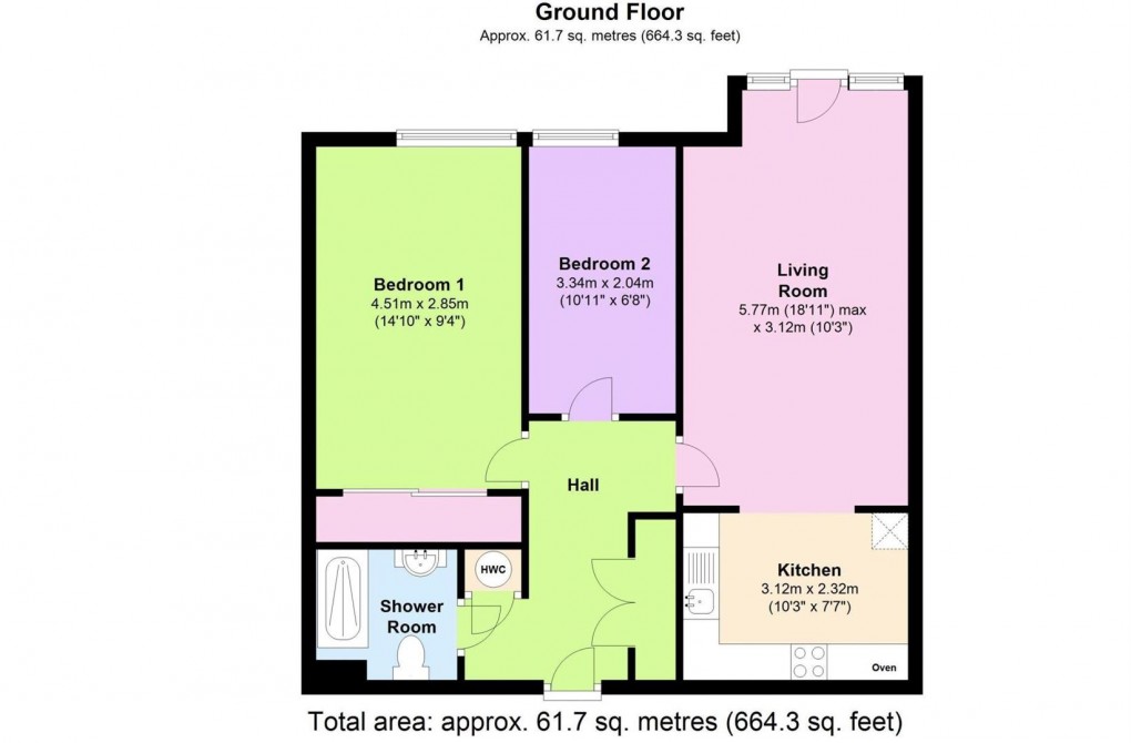 Floorplan for Hendon Grange, 420 London Road, Leicester