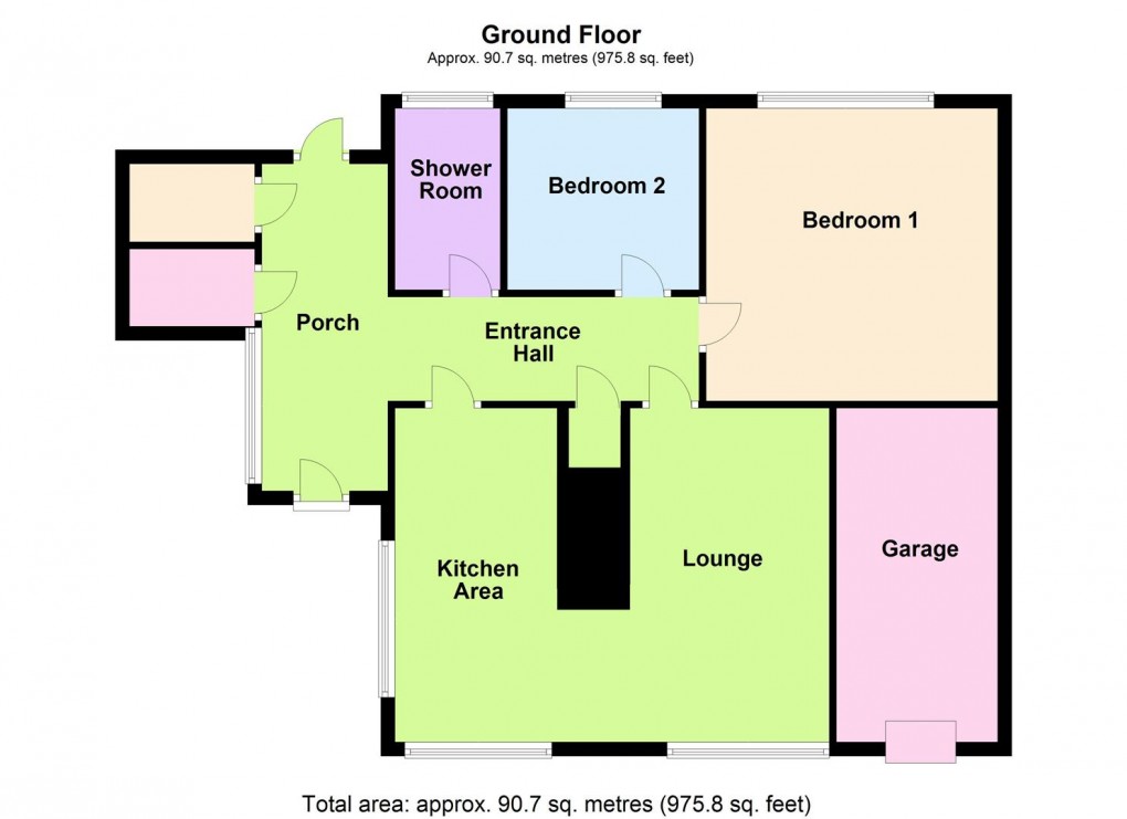 Floorplan for Saltash Close, Wigston