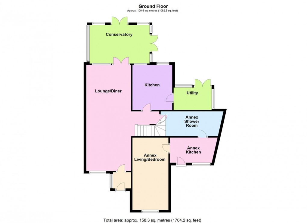 Floorplan for Church Nook, Wigston