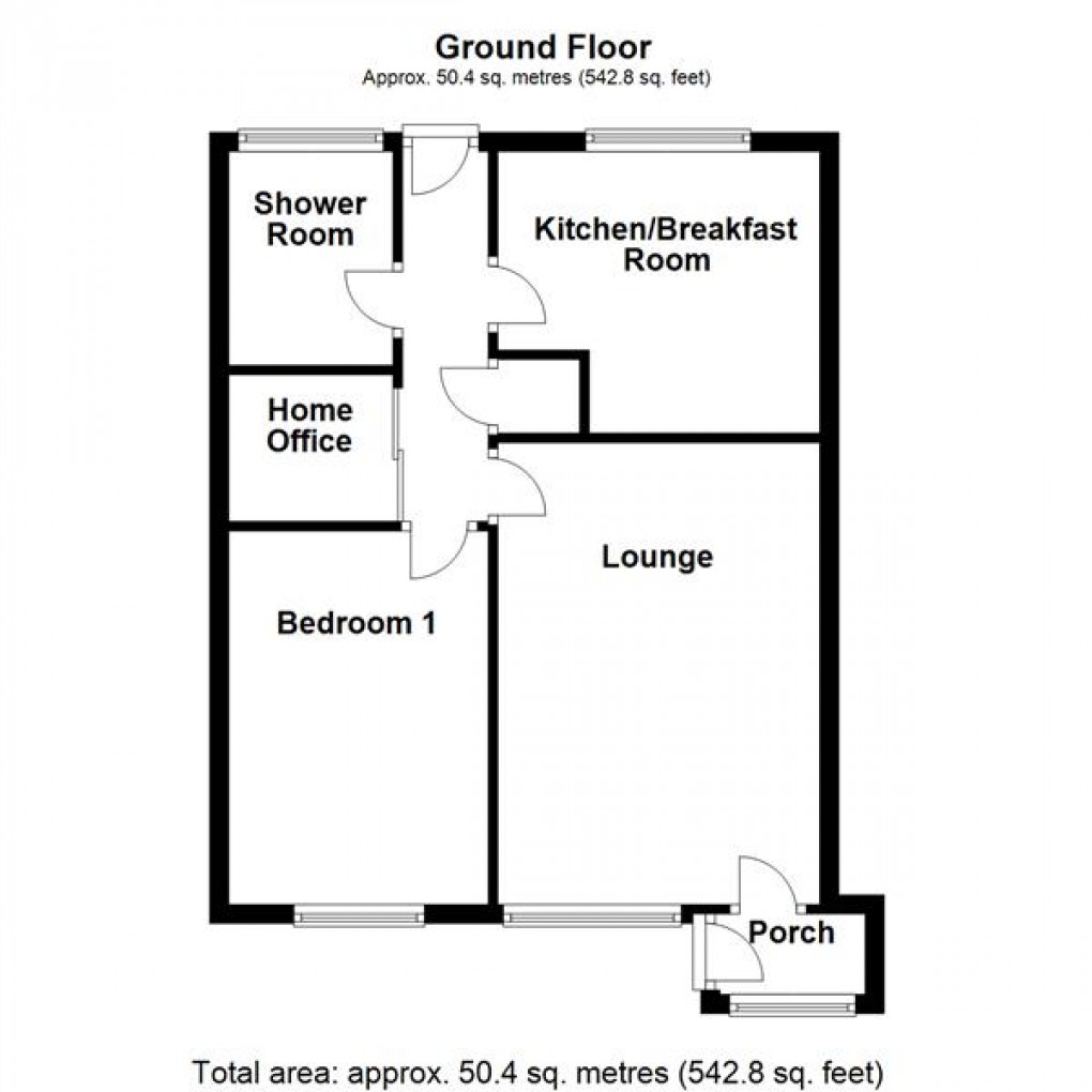 Floorplan for Torrington Close, Wigston