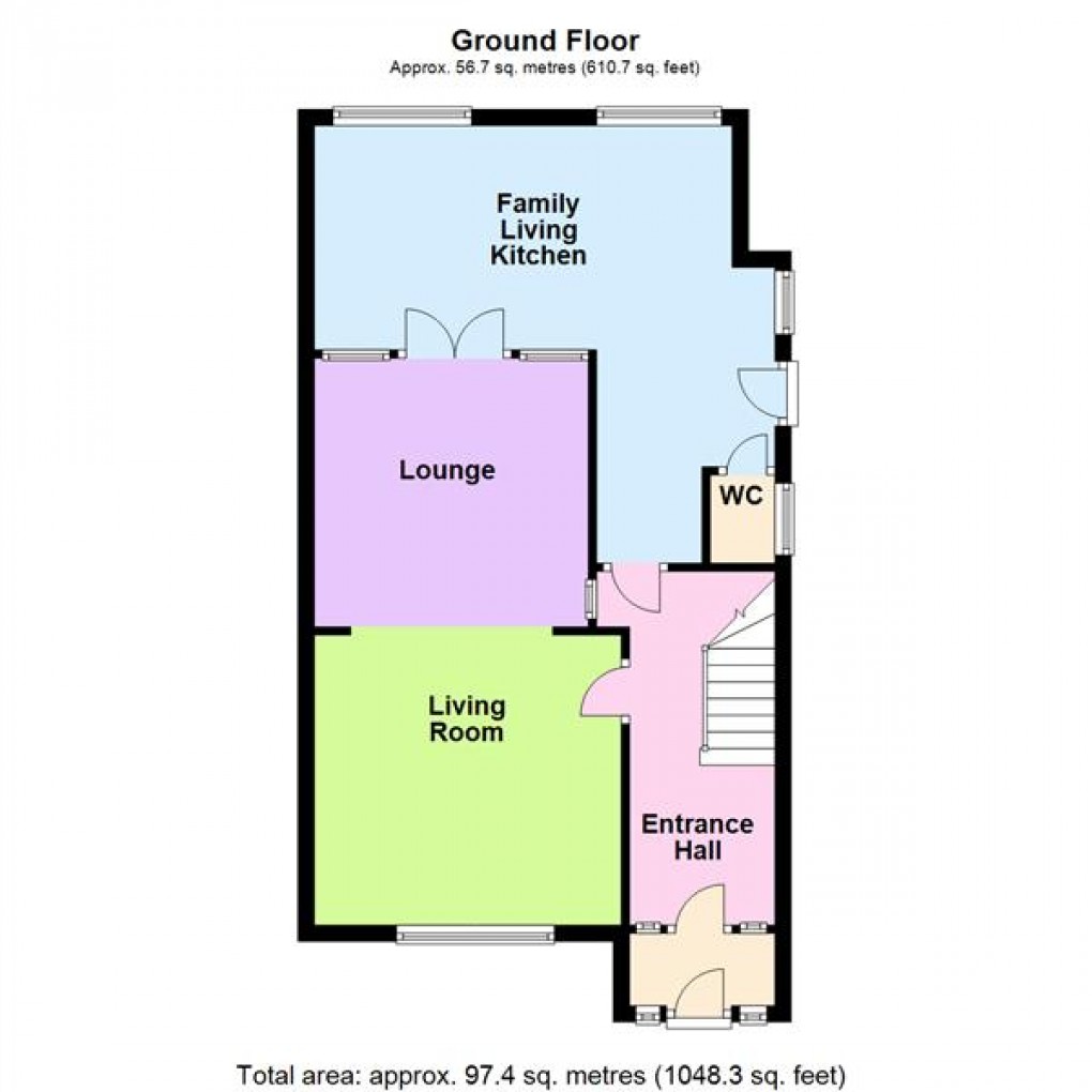 Floorplan for Mitchell Road, Enderby