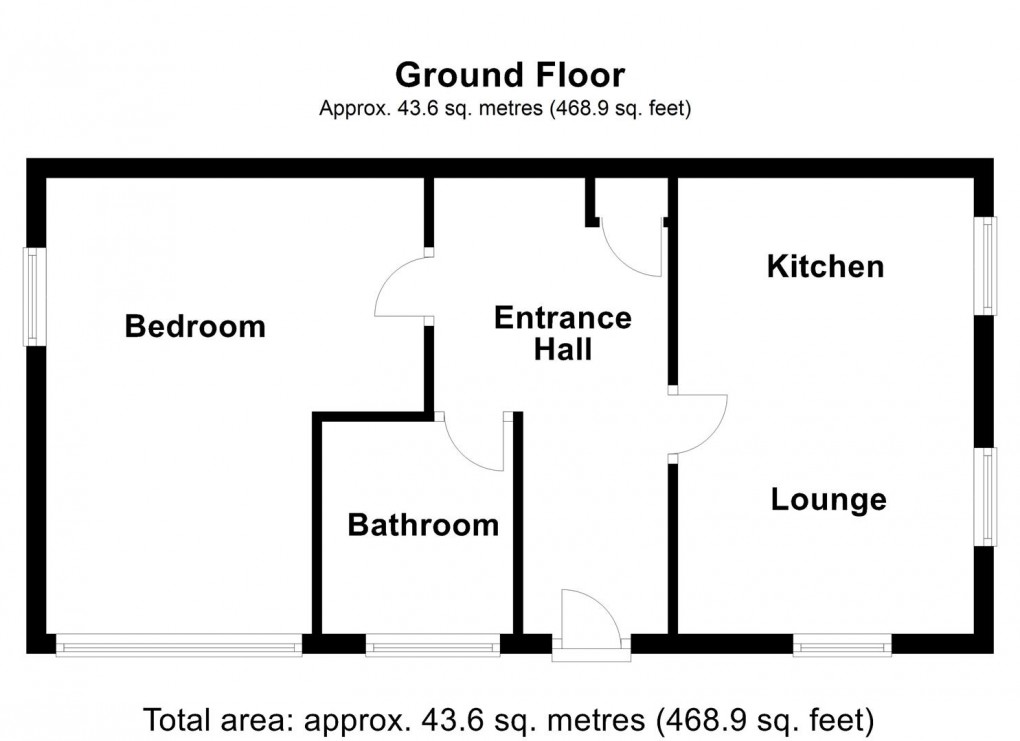 Floorplan for Oak Tree Road, Great Glen, Leicester