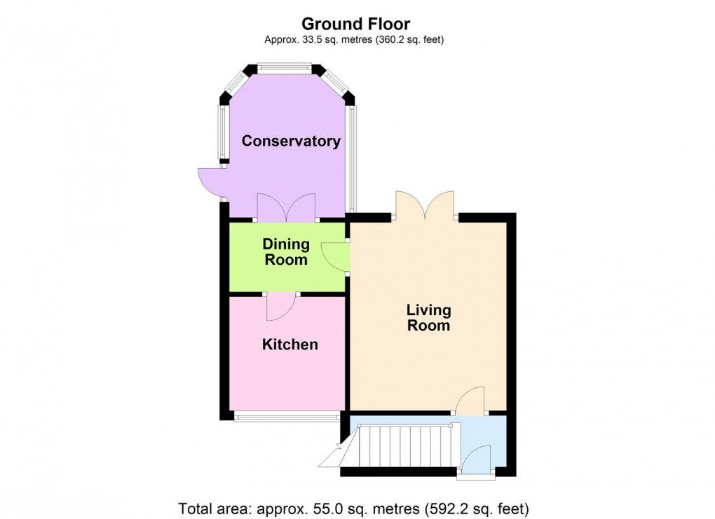 Floorplan for Phillip Drive, Glen Parva