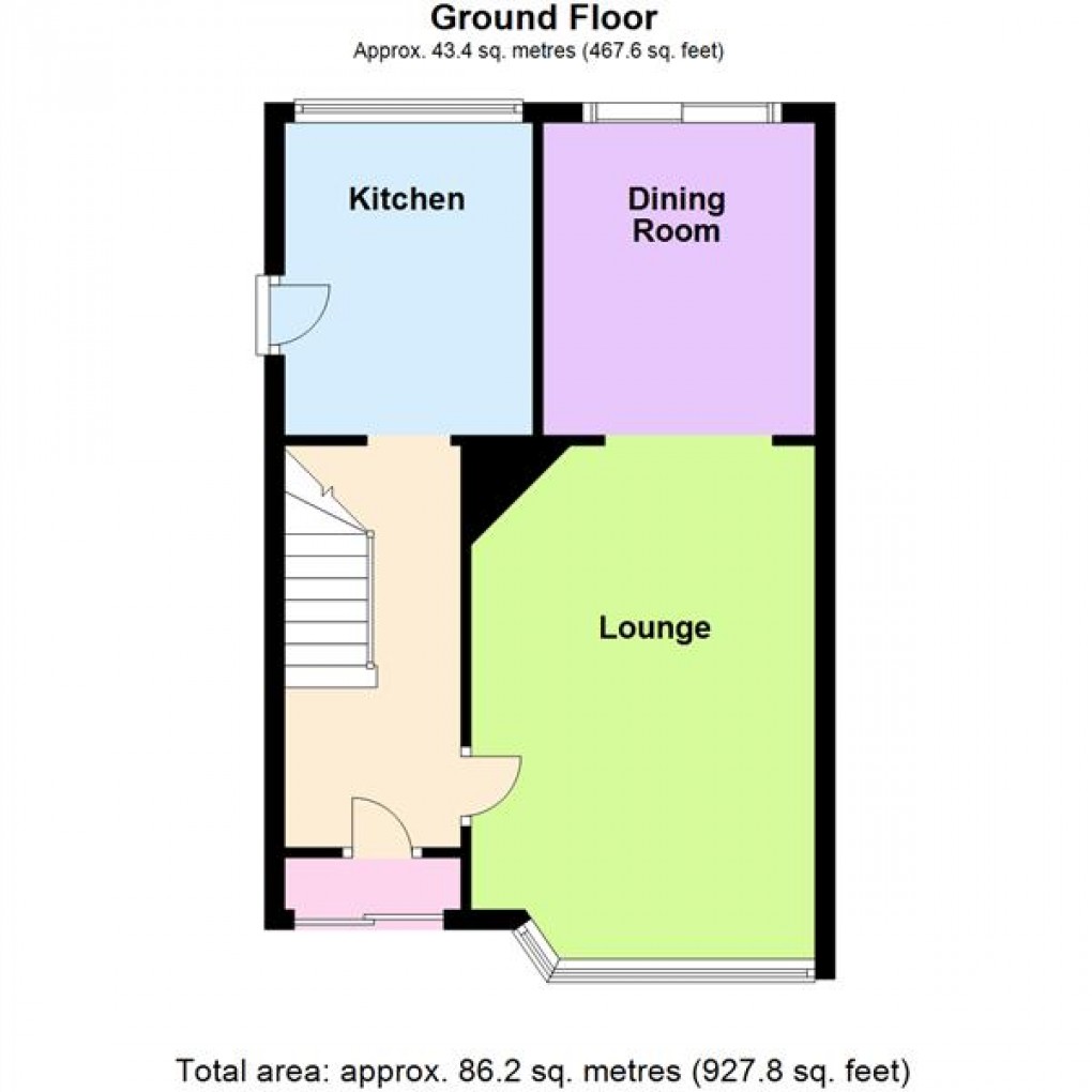 Floorplan for Farleigh Avenue, Wigston