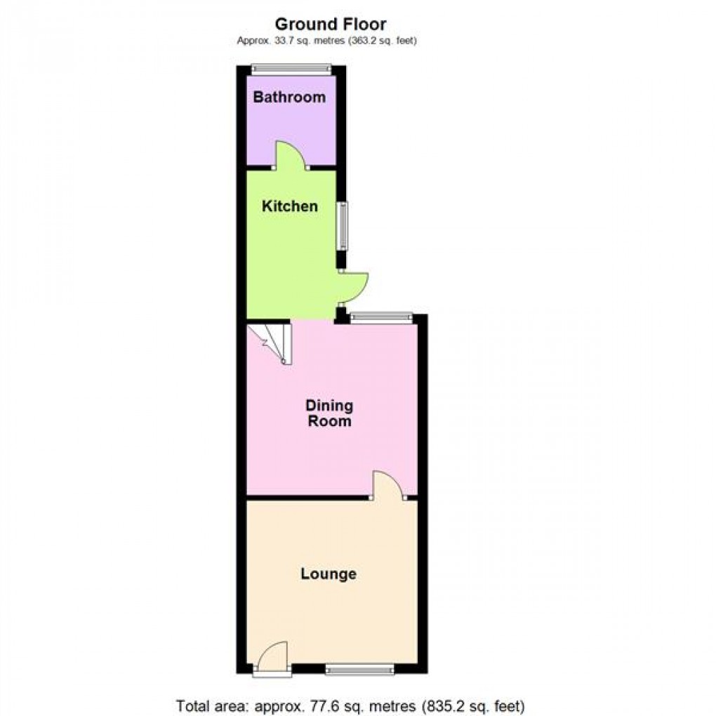 Floorplan for John Street, Enderby, Leicester