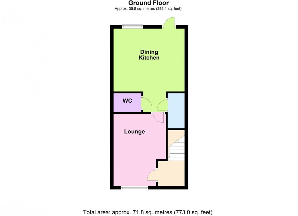 Floorplan for Oak Tree Road, Great Glen, Leicester