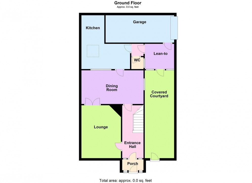 Floorplan for Sandhill Drive, Enderby, Leicester