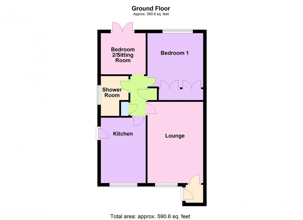Floorplan for Ward Close, Aylestone Village