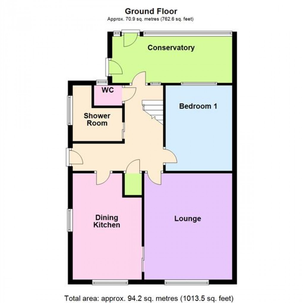 Floorplan for Langton Road, Wigston