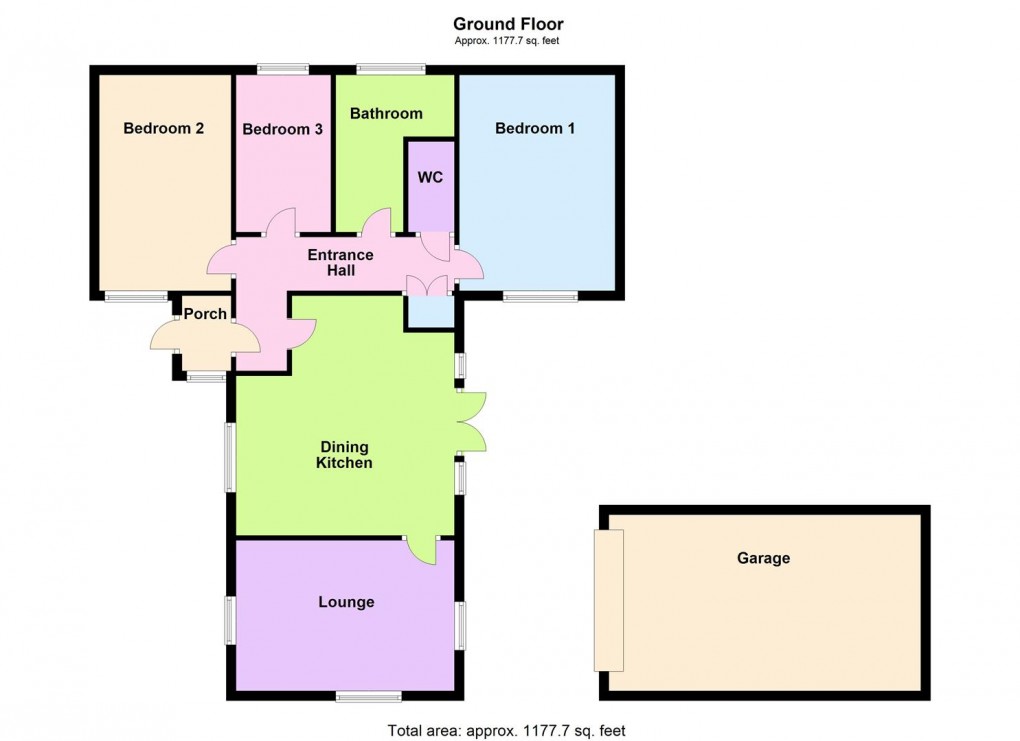 Floorplan for Wardens Walk, Leicester Forest East, Leicester