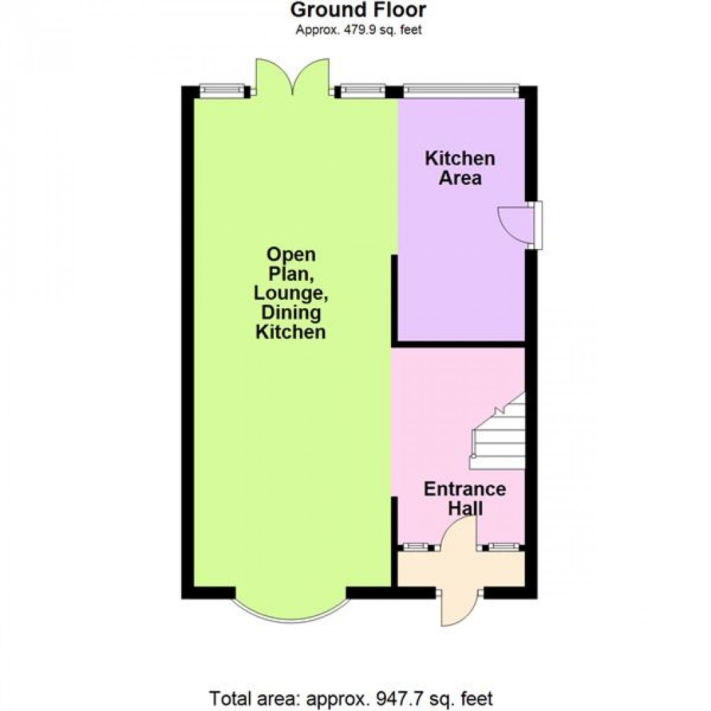 Floorplan for Guilford Drive, Wigston