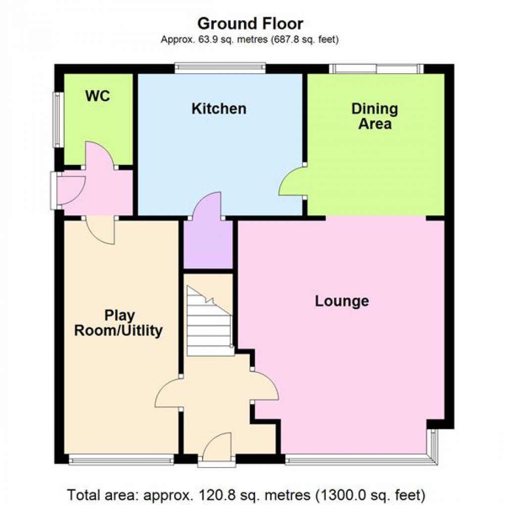 Floorplan for Squirrel Close, Narborough