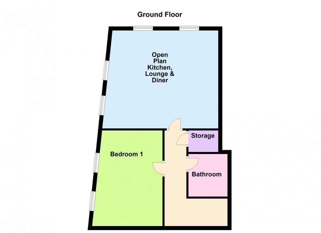 Floorplan for Cowper Street, Knighton Fields