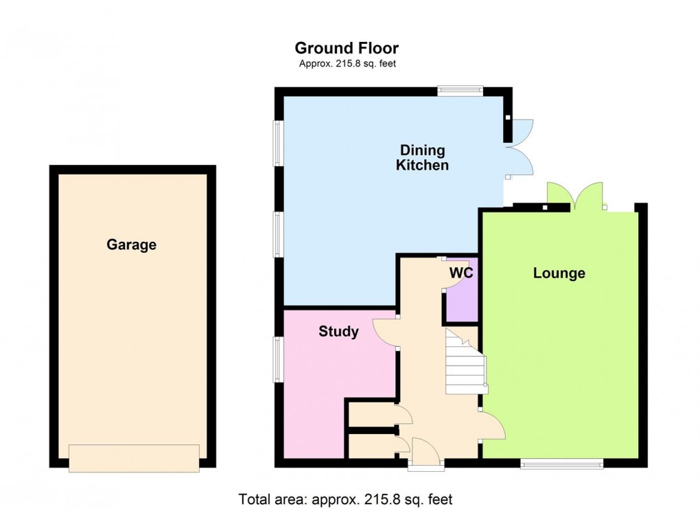 Floorplan for Windlass Drive, Wigston