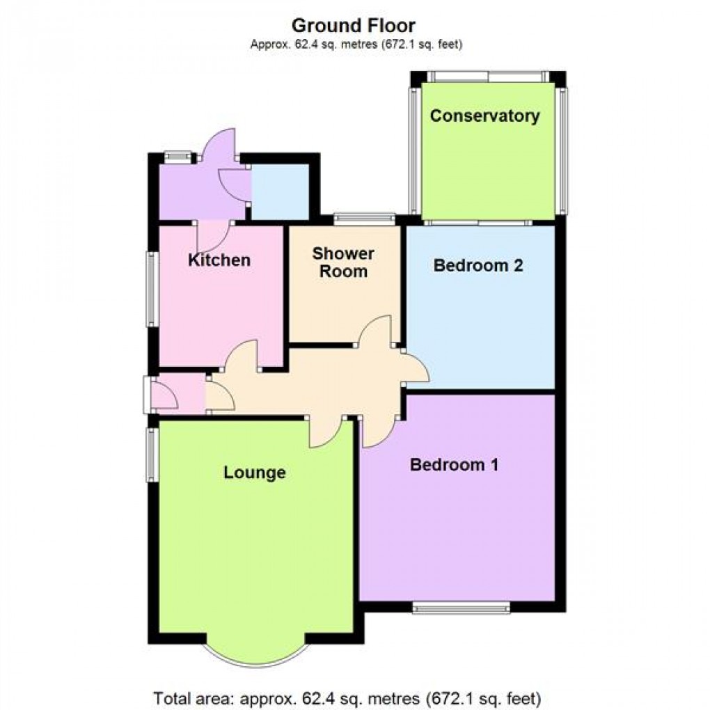 Floorplan for Durham Drive, Wigston