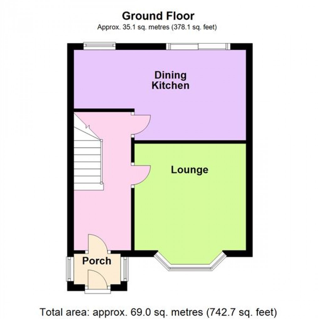 Floorplan for Shortridge Lane, Enderby