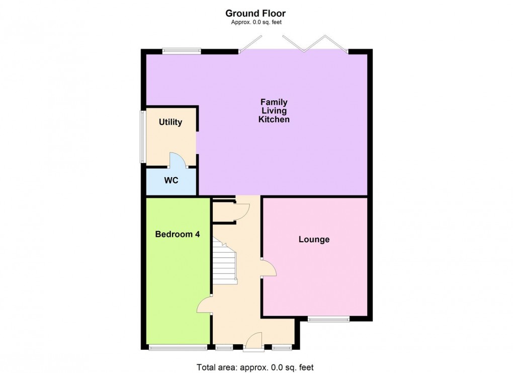 Floorplan for Penzance Avenue, Wigston