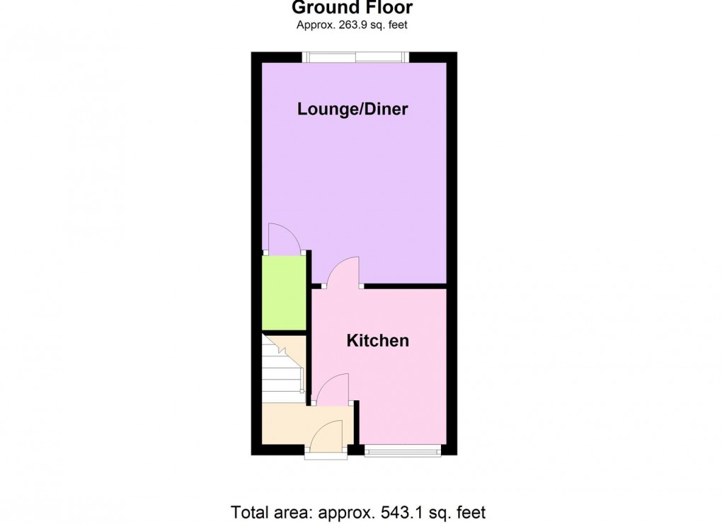 Floorplan for Nidderdale Road, Wigston