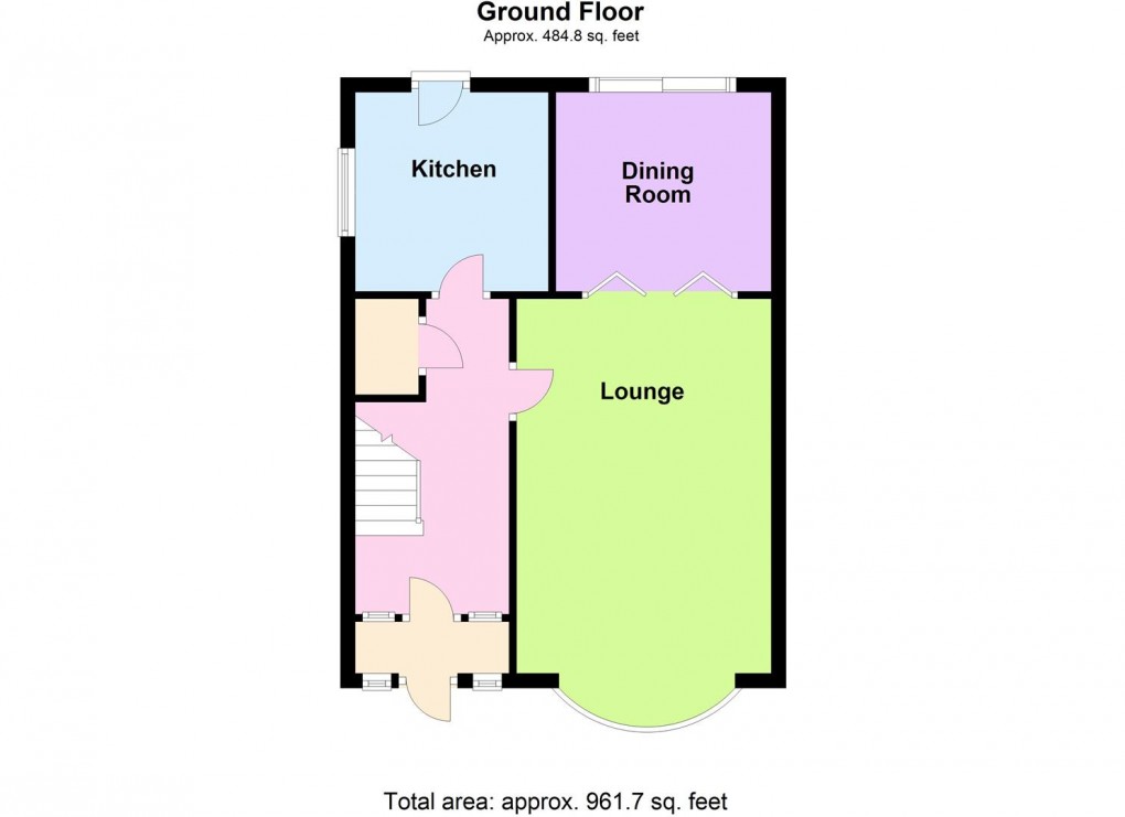 Floorplan for Lynmouth Drive, Wigston