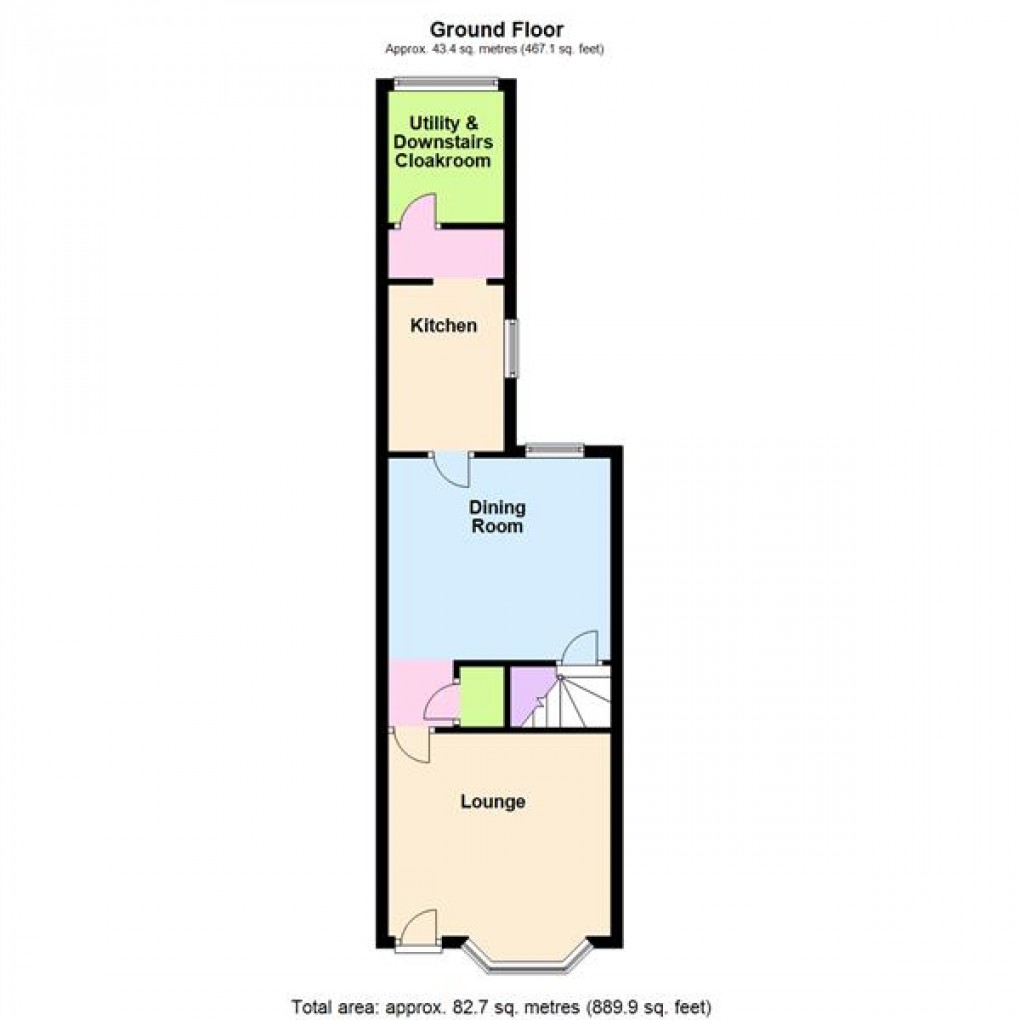 Floorplan for Milligan Road, Aylestone