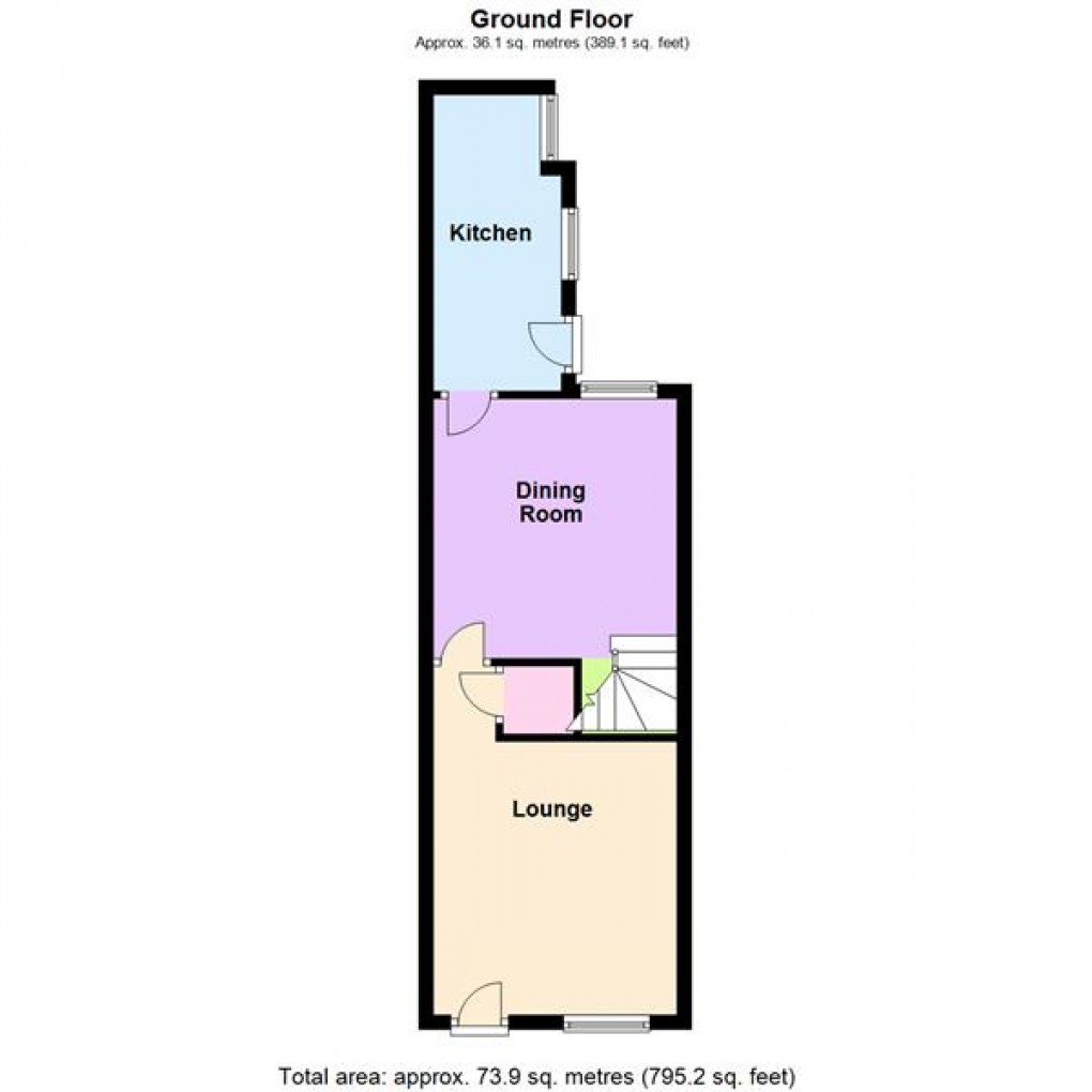 Floorplan for Sheridan Street, Knighton Fields