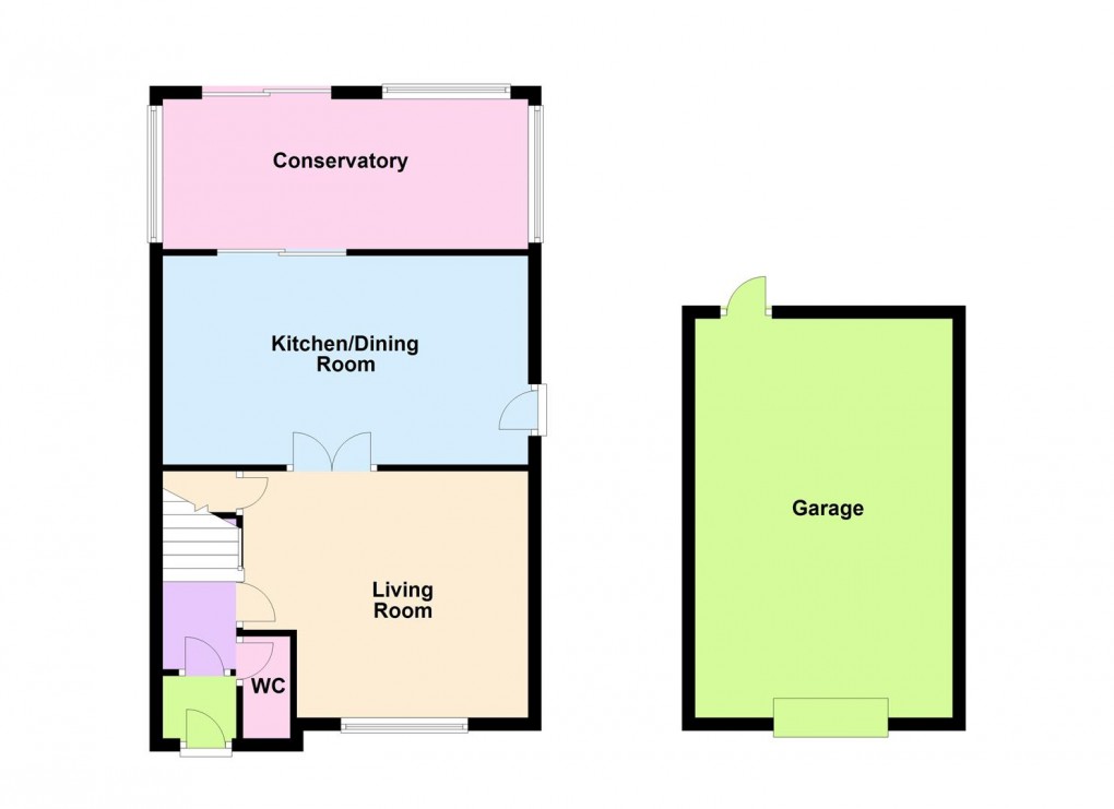 Floorplan for Woodhouse Road, Narborough, Leicester
