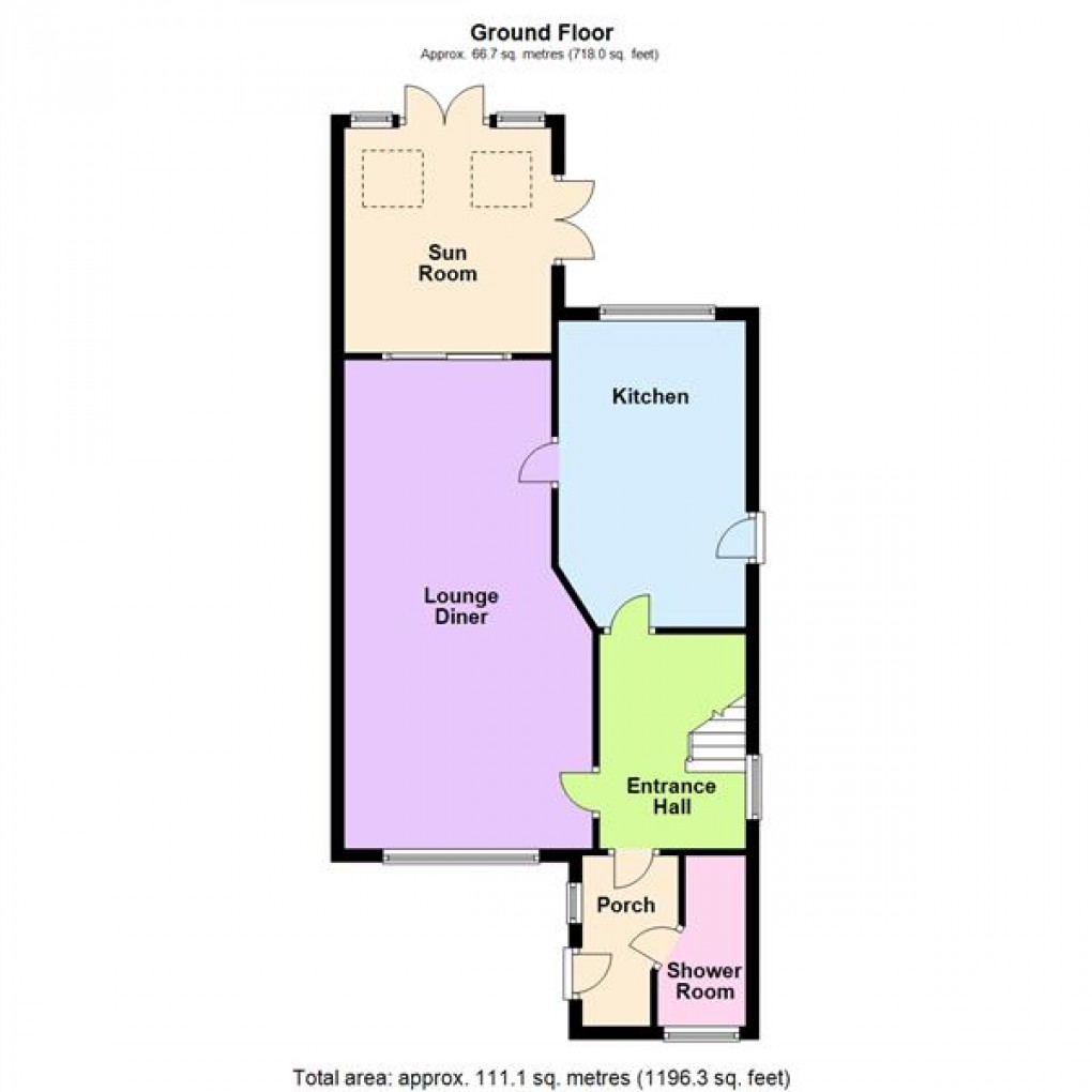 Floorplan for Mitchell Road, Enderby, Leicester