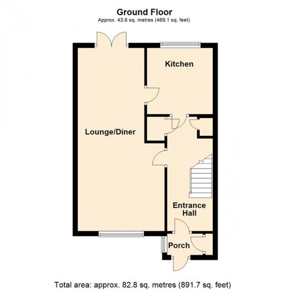 Floorplan for Cooper Close, Aylestone