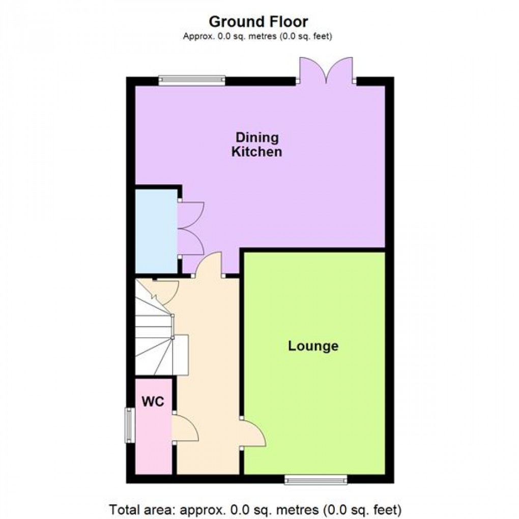 Floorplan for Garner Way, Fleckney
