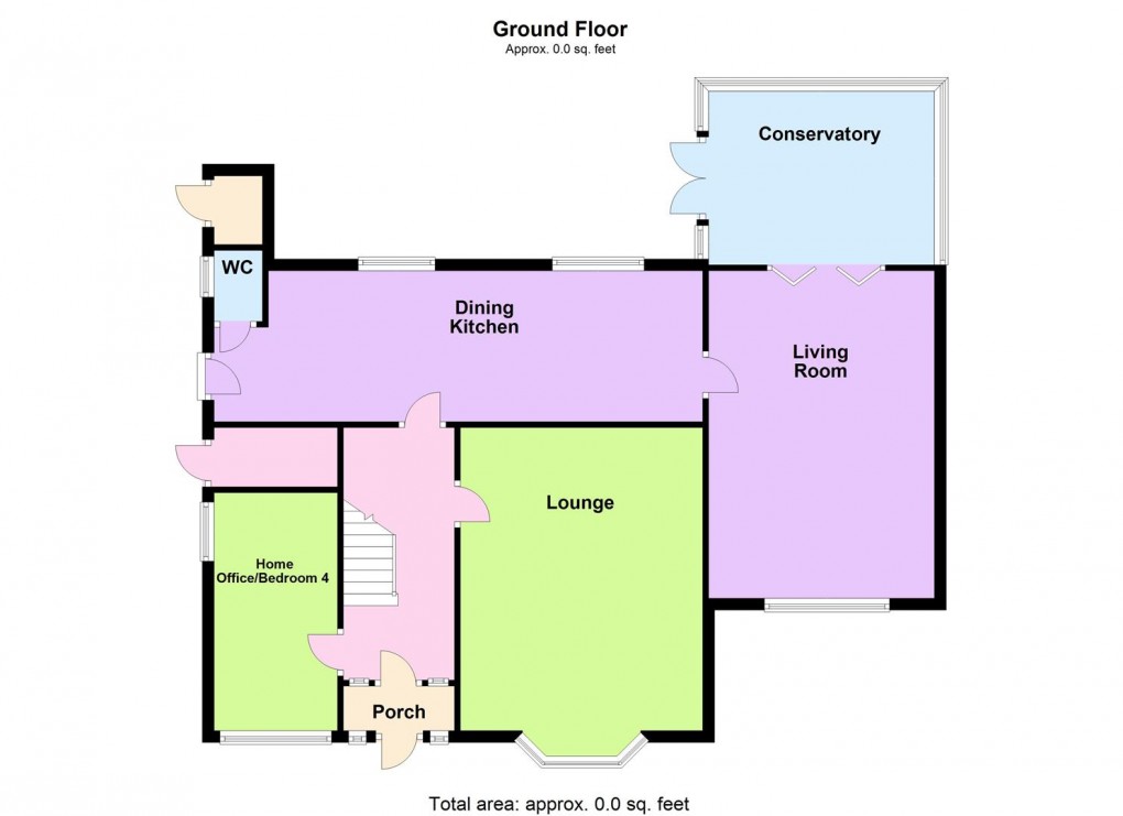 Floorplan for Highfield Crescent, Wigston