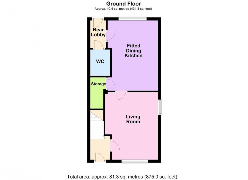 Floorplan for Abbott Way, Whetstone