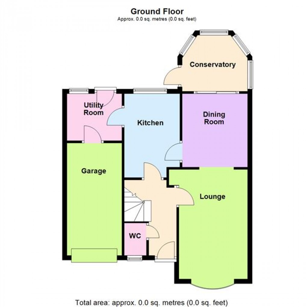 Floorplan for Lords Avenue, Thurcaston Park