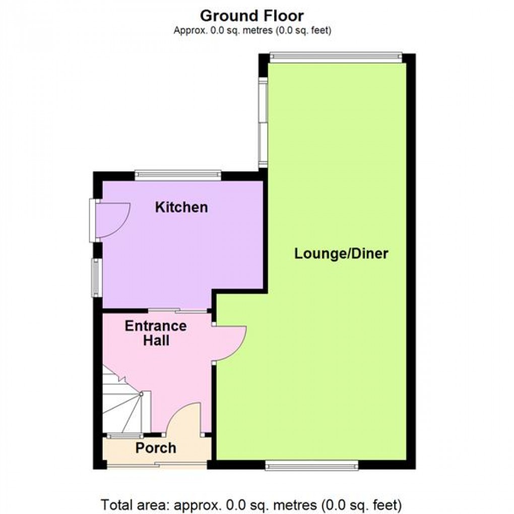 Floorplan for Suffolk Close, Wigston