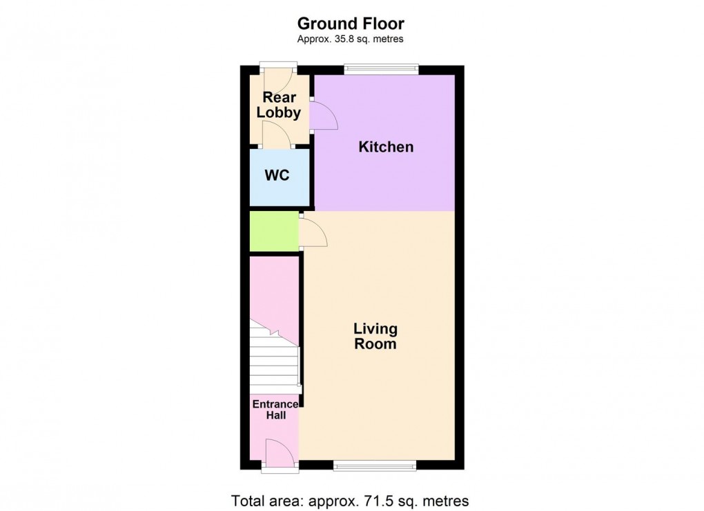 Floorplan for Lapwing Lane, Kibworth Beauchamp, Leicester
