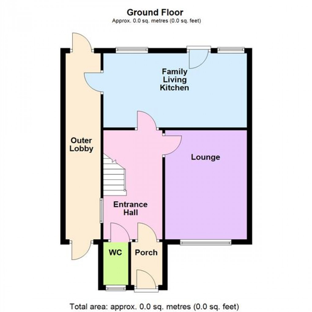 Floorplan for Southfields Drive, Aylestone Park