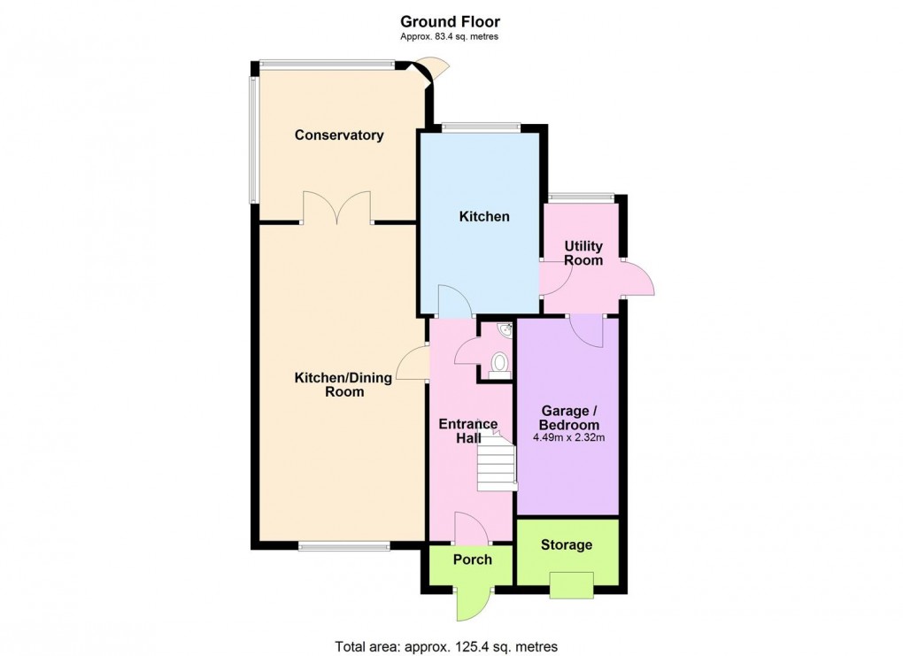 Floorplan for Harecroft Crescent, Sapcote