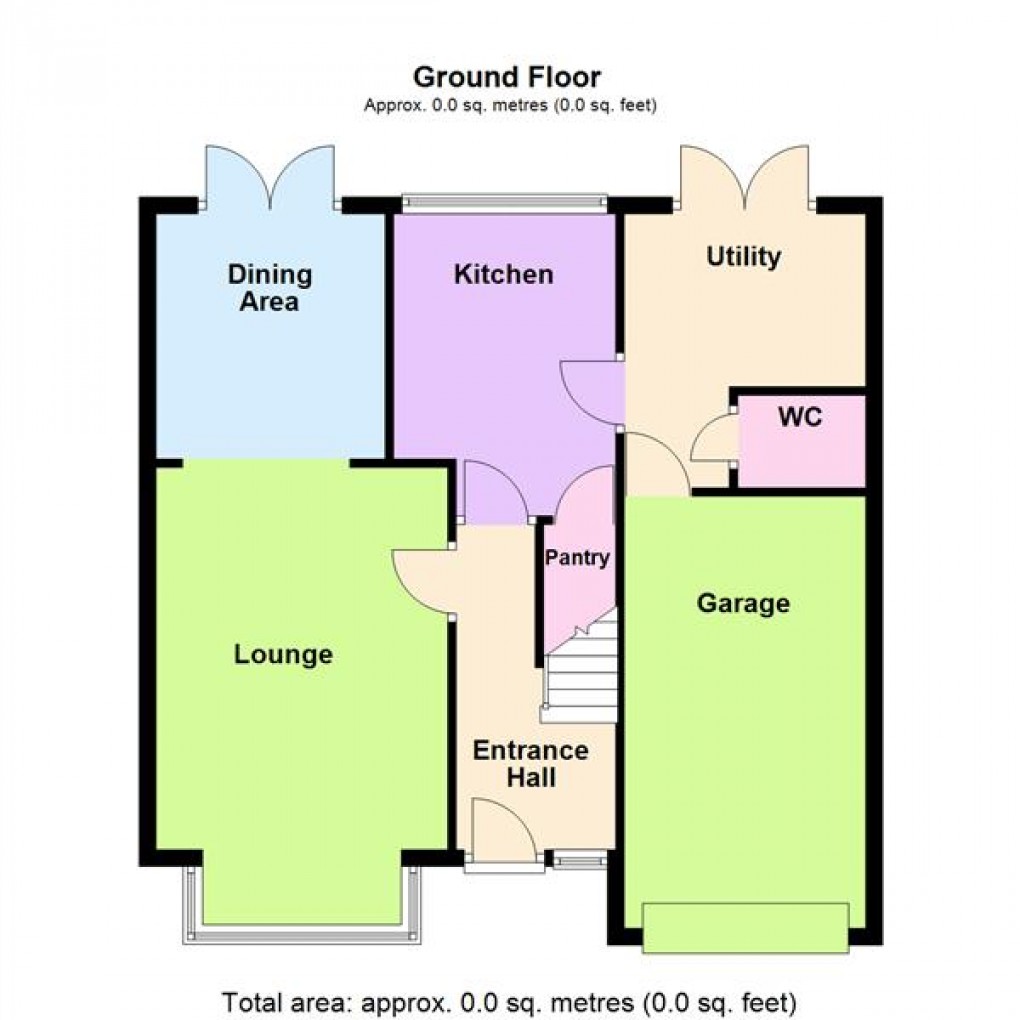 Floorplan for Aquitaine Close, Enderby, Leicester