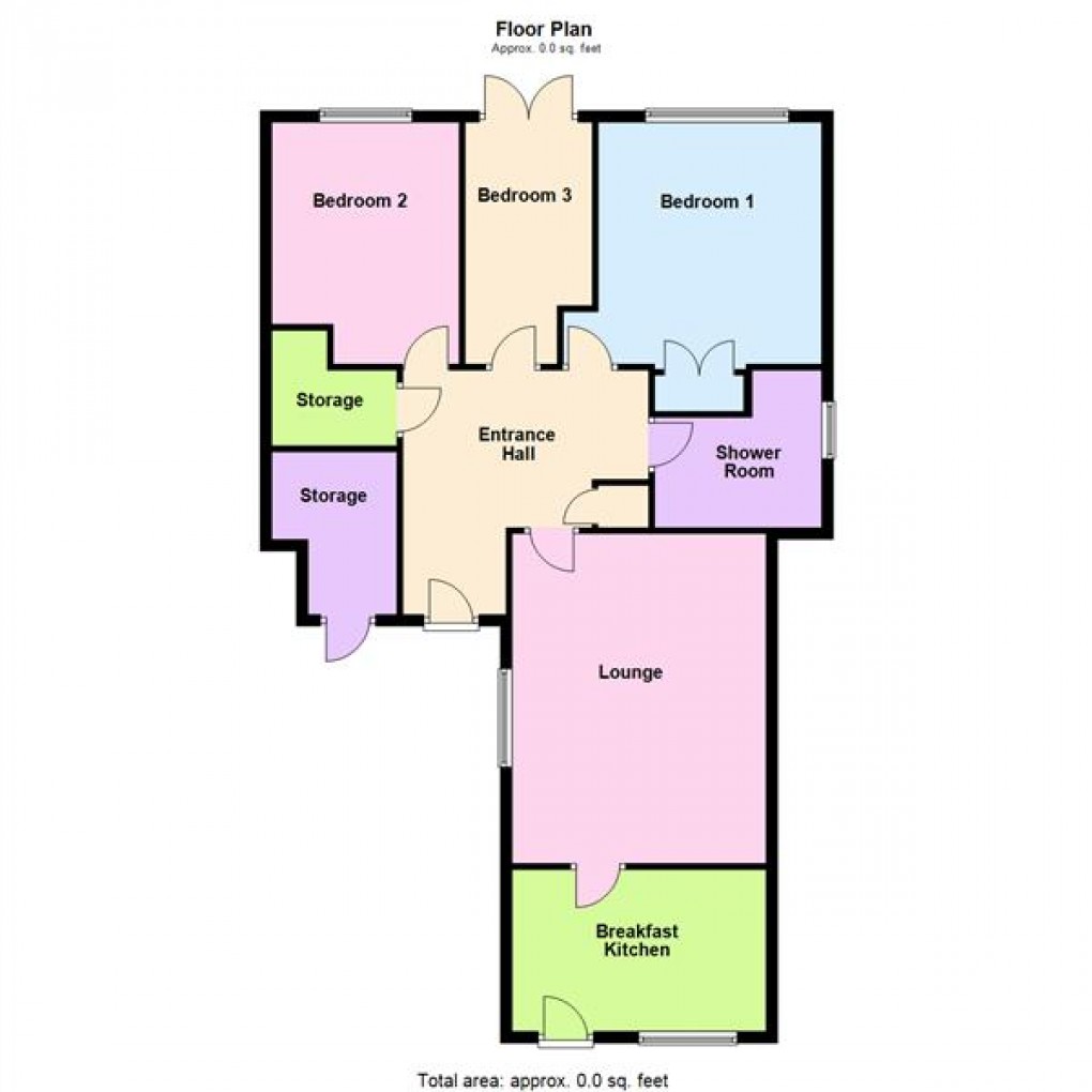 Floorplan for Spinney Drive, Botcheston