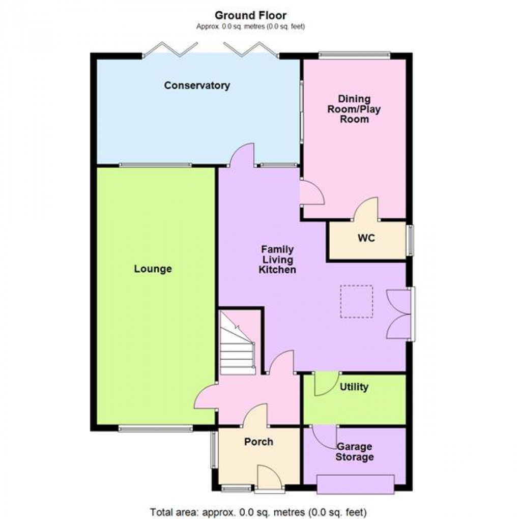 Floorplan for Denman Lane, Huncote