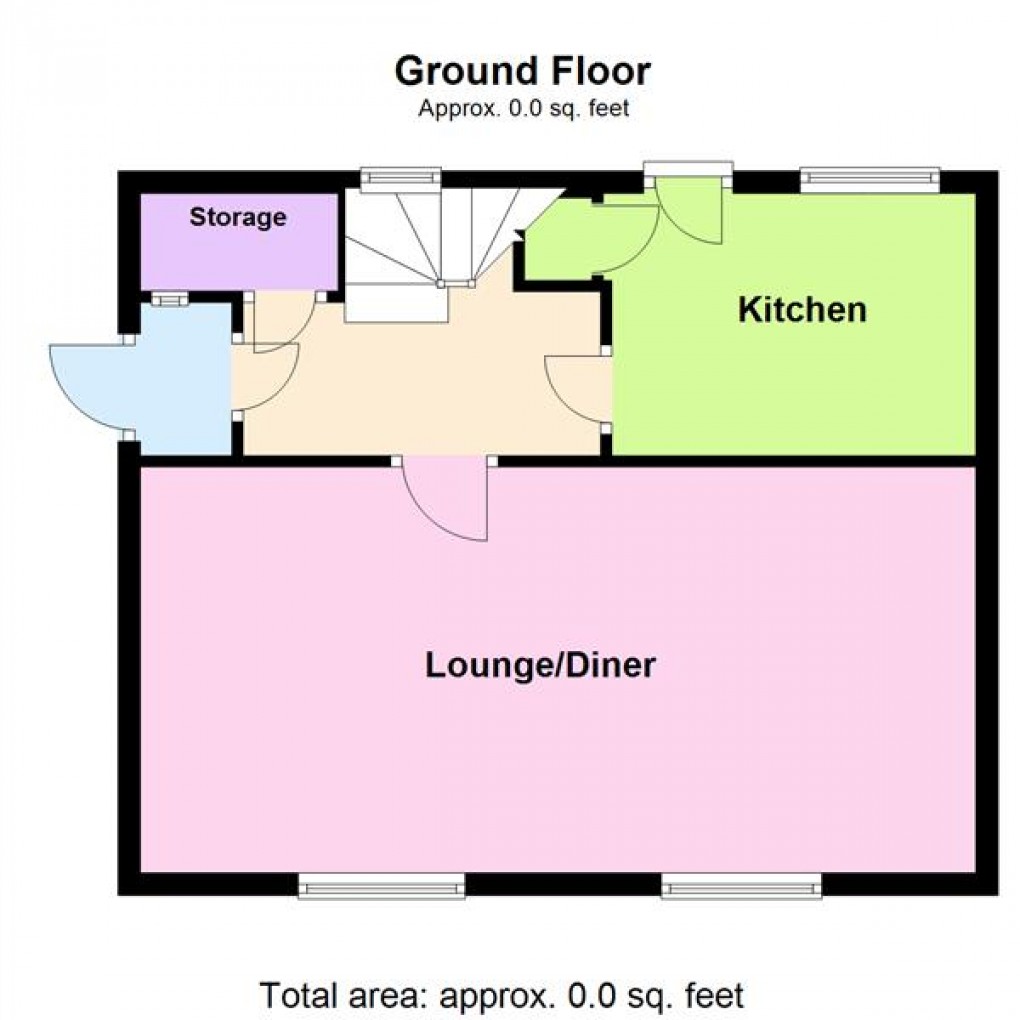 Floorplan for Stonesby Avenue, Leicester
