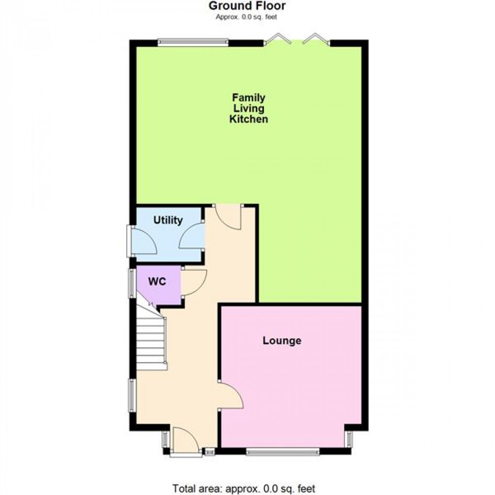 Floorplan for Horndean Avenue, Wigston