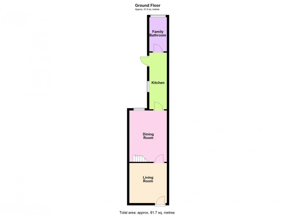 Floorplan for Cross Street, Enderby