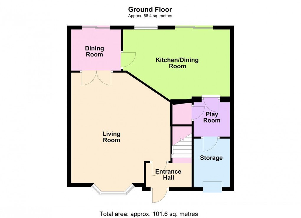 Floorplan for Denman Lane, Huncote, Leicester