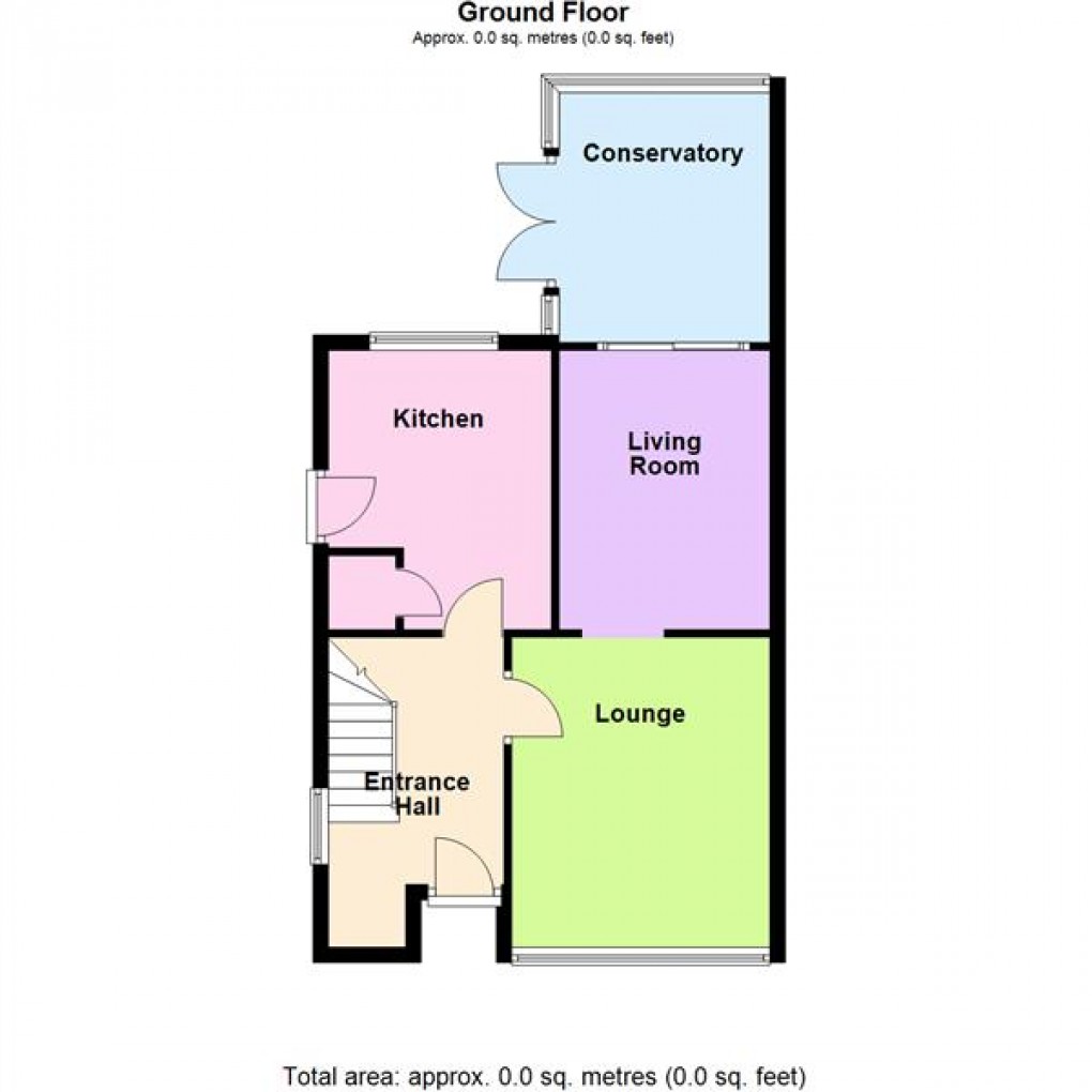 Floorplan for Oaks Drive, Blaby