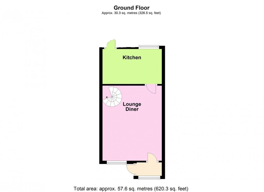 Floorplan for Acorn Way, Wigston