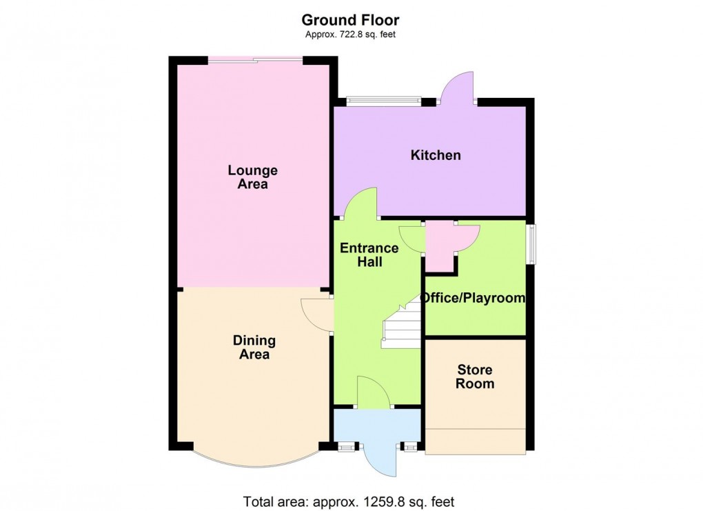 Floorplan for Shackerdale Road, Wigston